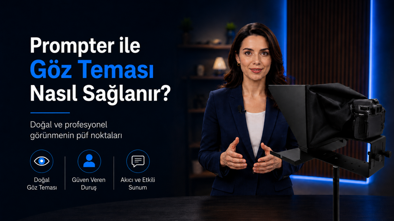 Prompter ile Göz Teması Nasıl Sağlanır? Etkili Konuşma Rehberi