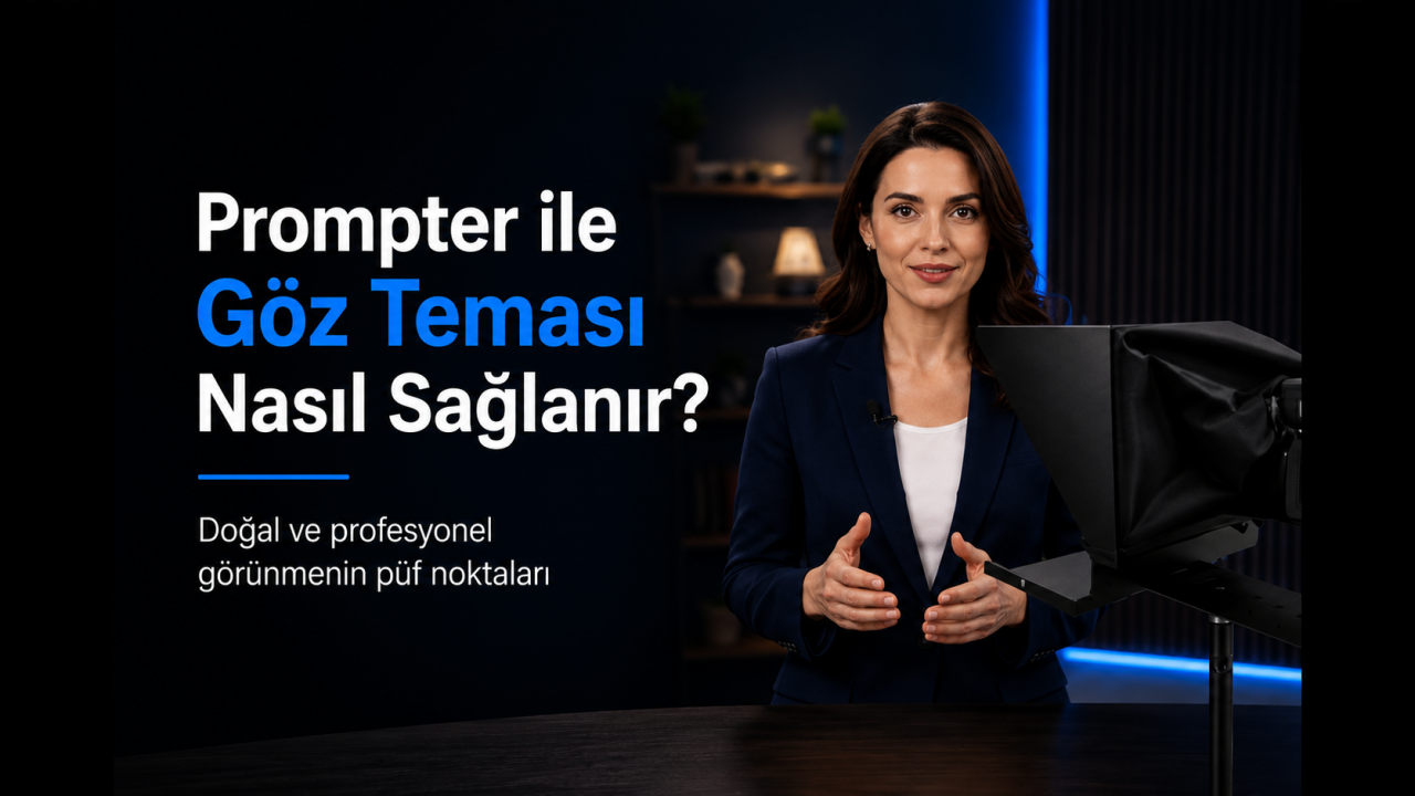 Prompter ile Göz Teması Nasıl Sağlanır? Etkili Konuşma Rehberi