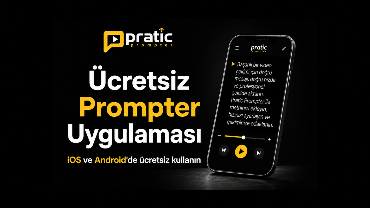 Ücretsiz Prompter Uygulaması