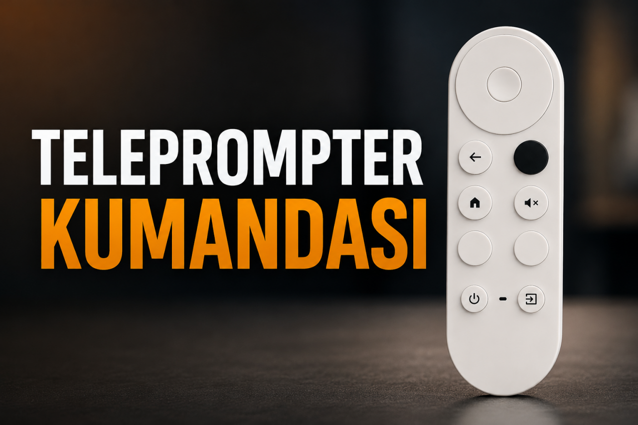 Teleprompter Kumandası Nedir? Bluetooth ve Mobil Prompter Kumandası Nasıl Kullanılır?
