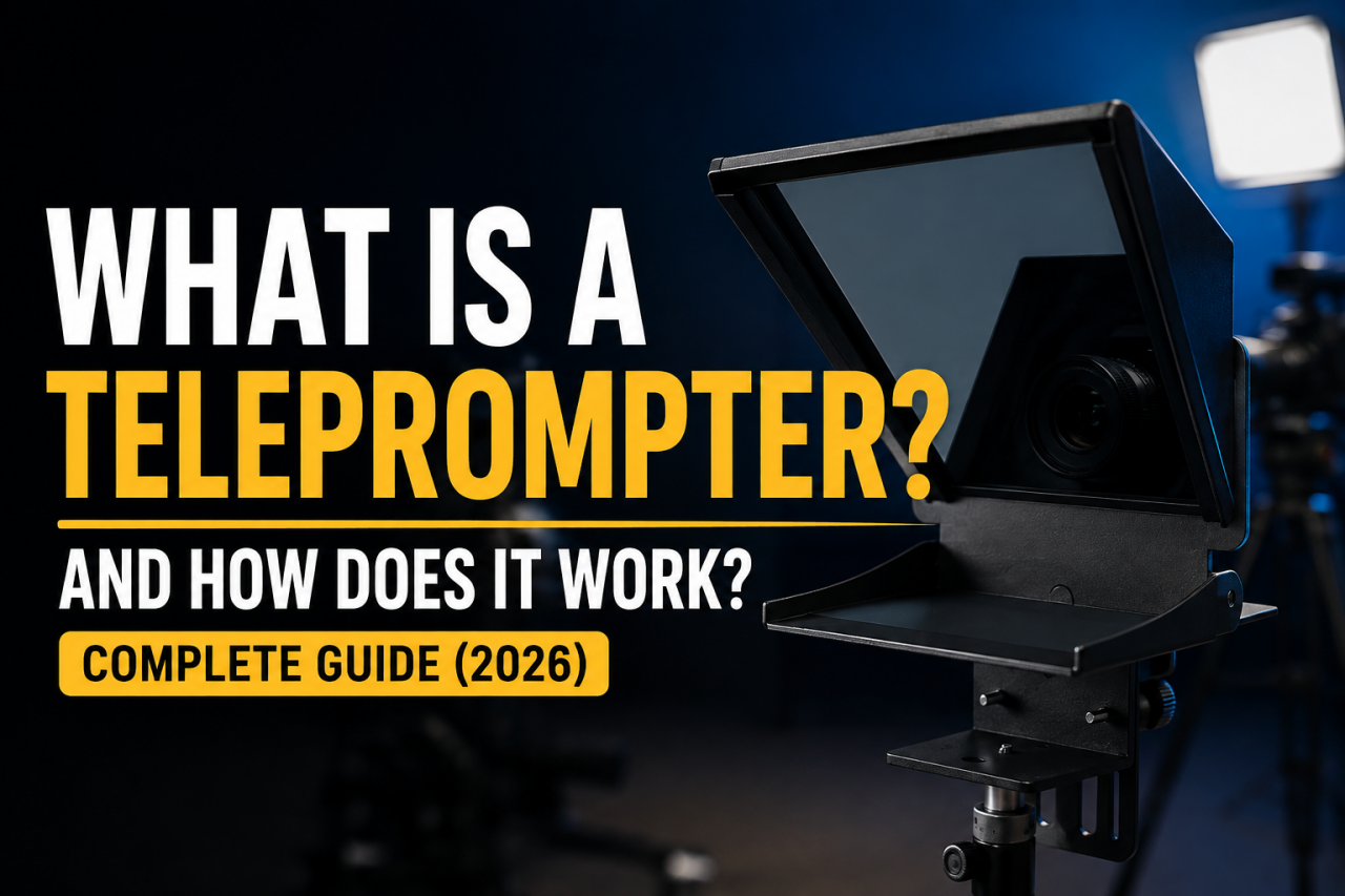 What Is a Teleprompter and How Does It Work? Complete Guide (2026)
