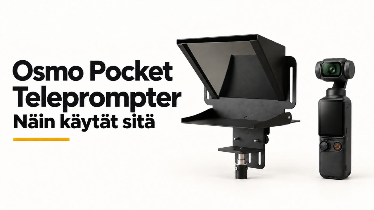 Osmo Pocket -teleprompter: näin käytät sitä