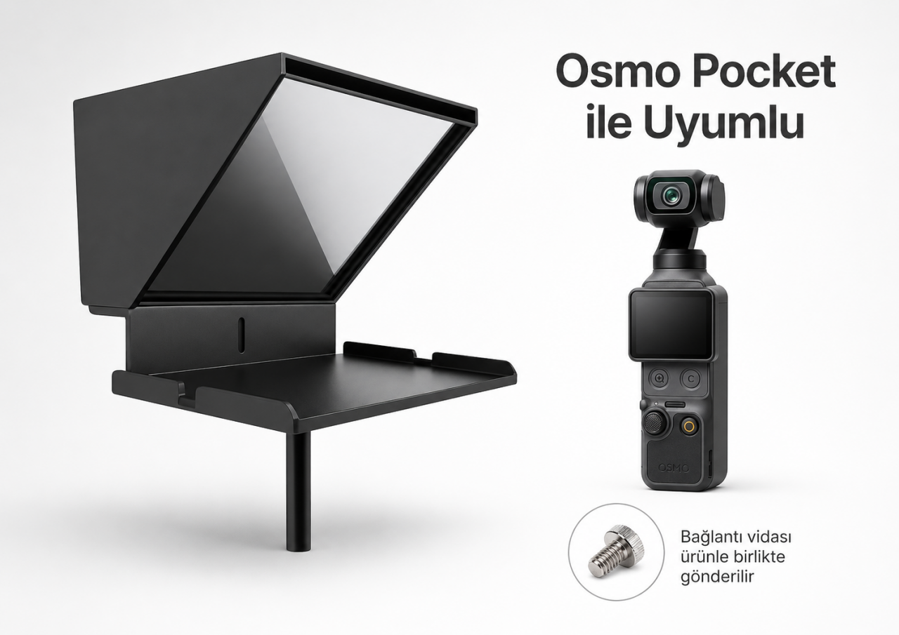 Osmo Pocket Prompter Kullanımı: Pratic Tablet Prompter’a Nasıl Bağlanır?