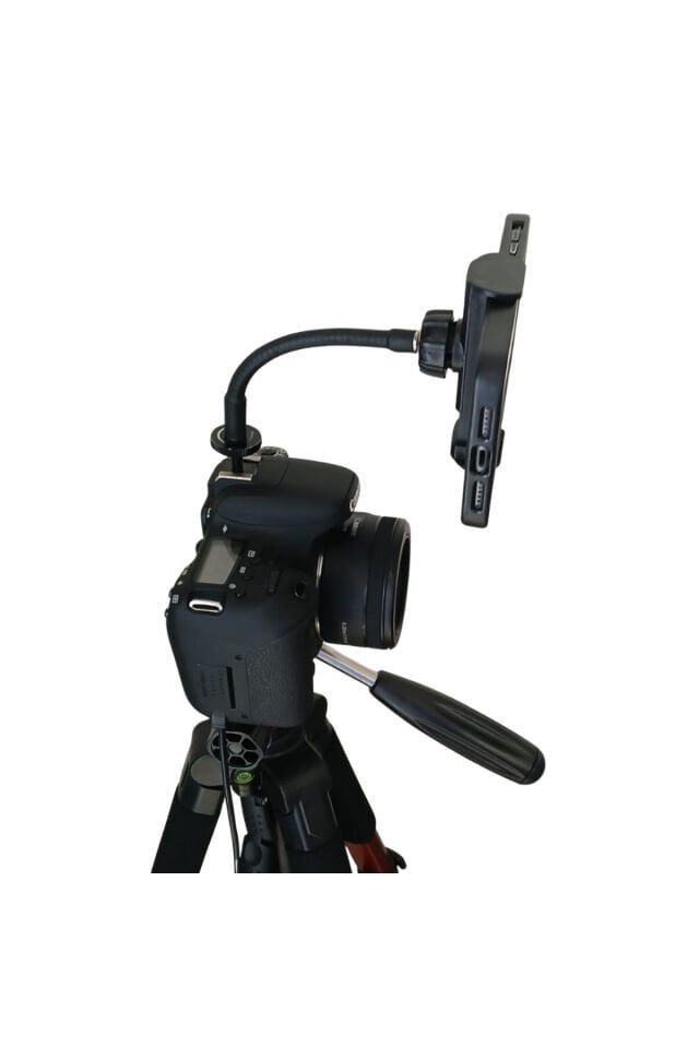 Kamera Üstü Telefon Tutucu + Kumanda Seti