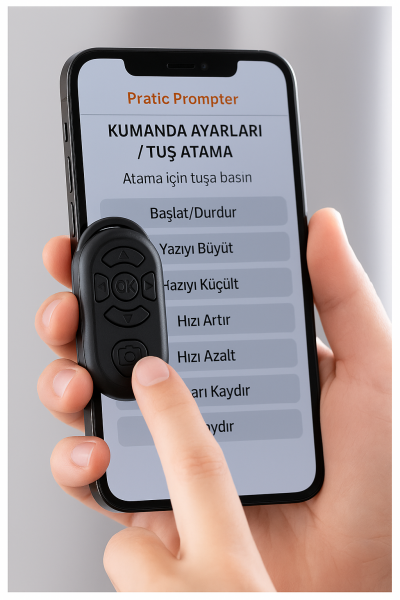 Bluetooth Prompter Kumanda