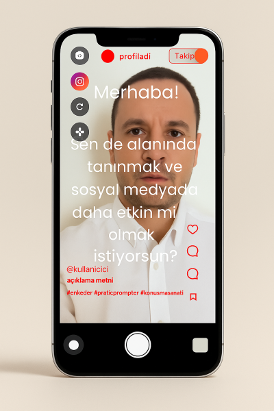 Pratic Prompter Uygulaması (YERLİ YAZILIM)