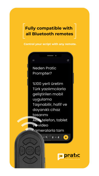 Pratic Prompter Uygulaması (YERLİ YAZILIM)