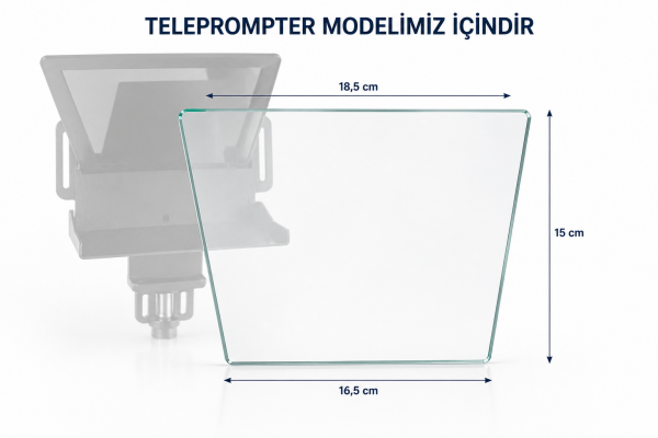 Prompter Cam - 18 cm X 16 cm