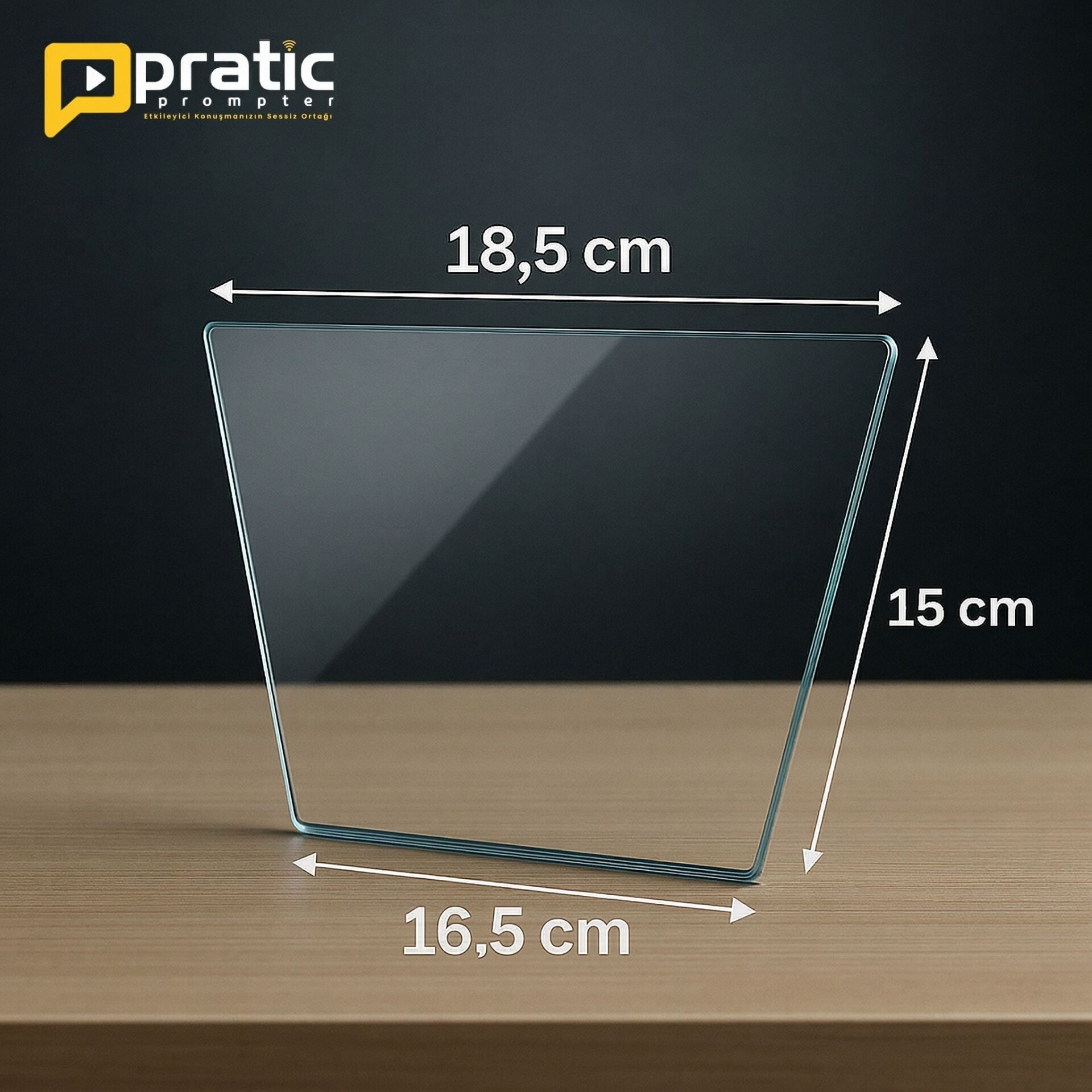 Prompter Cam - 18,5 X1 6,6 CM