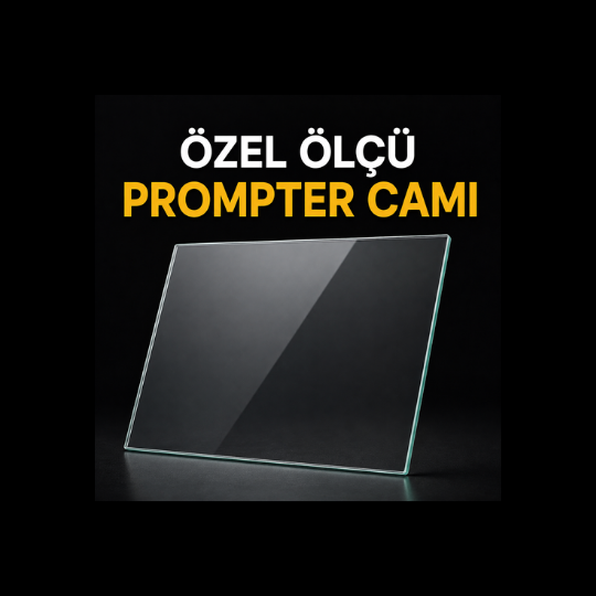 Özel Ölçü Prompter Camı – 4 mm Beam Splitter