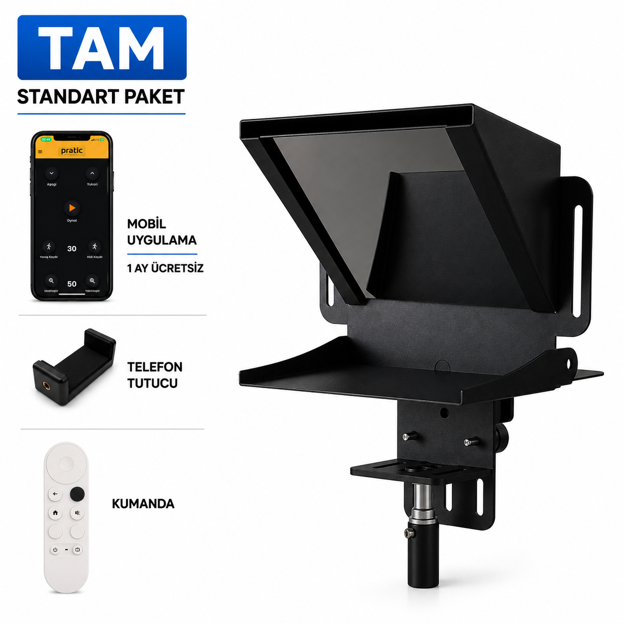 Pratic Teleprompter TAM SET