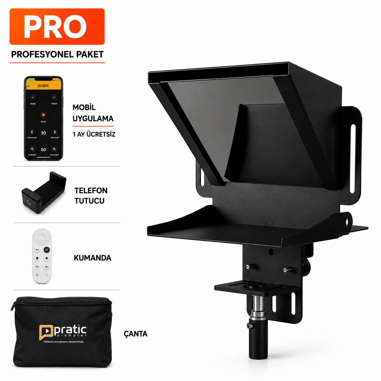Pratic Teleprompter PRO SET