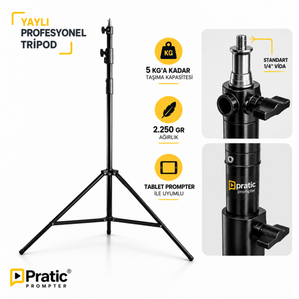 Pratic Teleprompter PRO PLUS SET