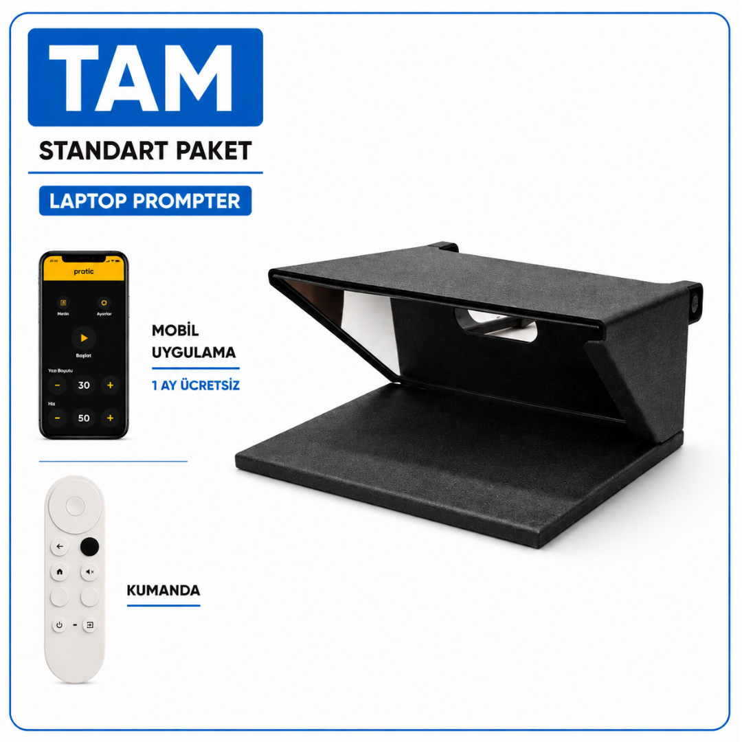 Pratic Laptop Prompter TAM SET