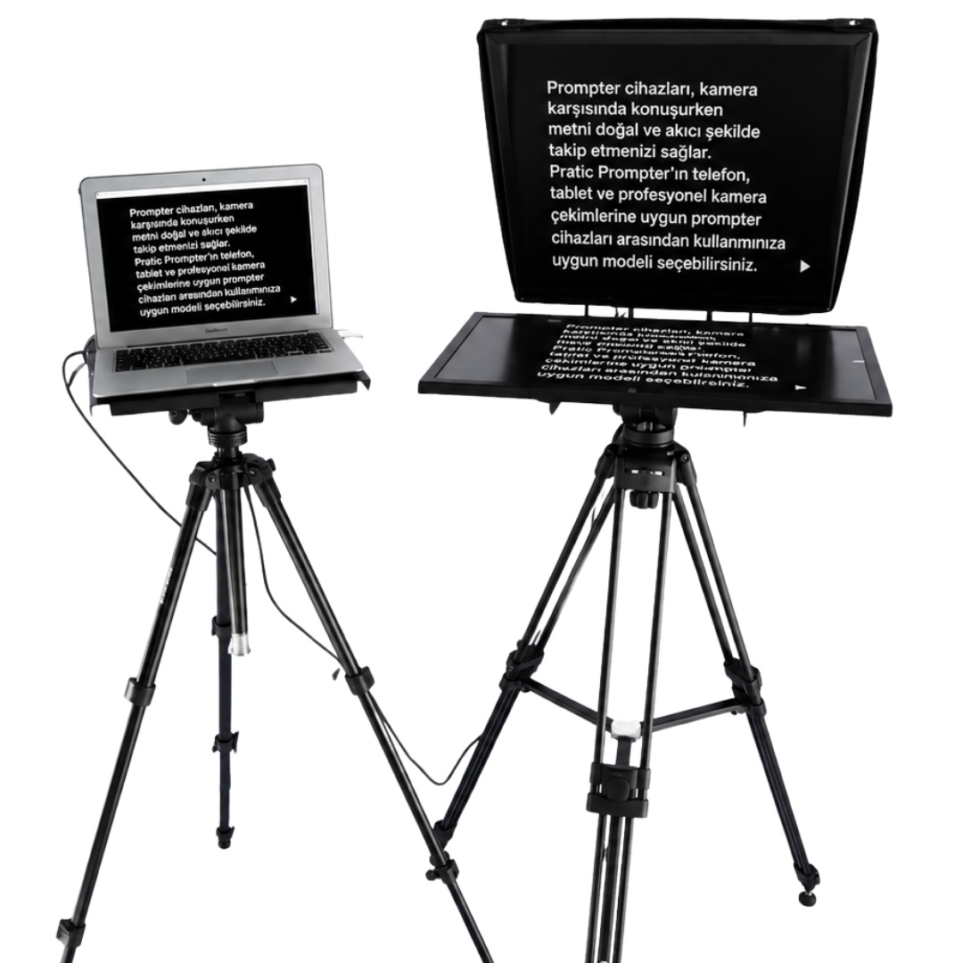 Pratic Studio Prompter 24 – 17-24 İnç Profesyonel Stüdyo Teleprompter