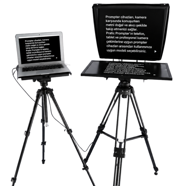 Pratic Studio Prompter 24 – 17-24 İnç Profesyonel Stüdyo Teleprompter