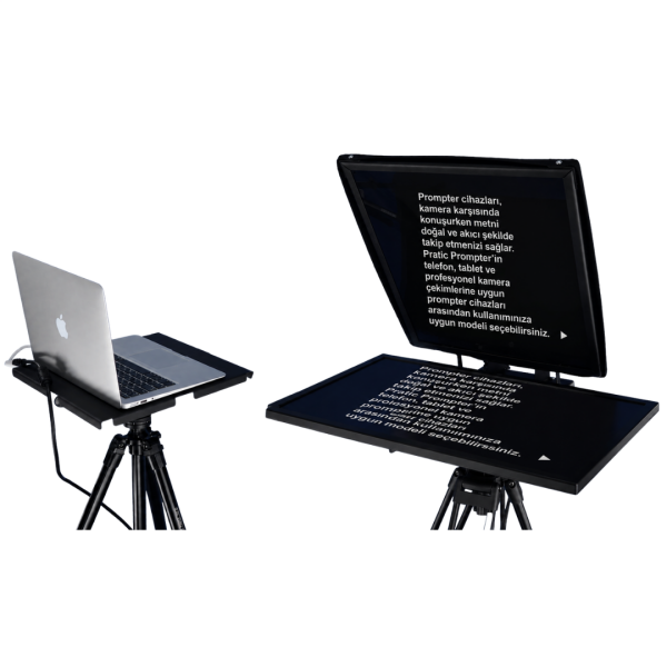 Pratic Studio Prompter 24 – 17-24 İnç Profesyonel Stüdyo Teleprompter